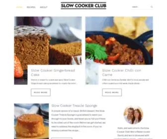 Slowcookerclub.com(Easy Slow Cooker Recipes) Screenshot