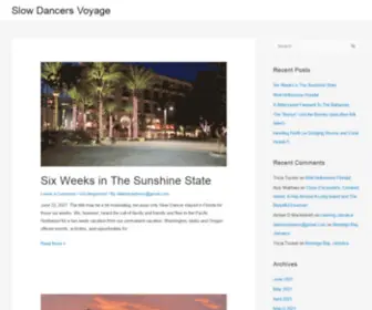 Slowdancersvoyage.com(Slow Dancers Voyage) Screenshot