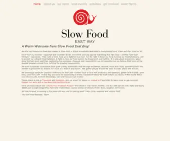 Slowfoodeastbay.com(Slow Food East Bay) Screenshot