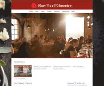 Slowfoodedmonton.ca(Slow Food Edmonton) Screenshot