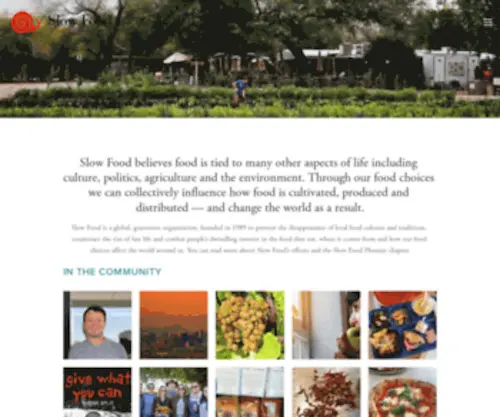 Slowfoodphoenix.org(Slow Food Phoenix) Screenshot