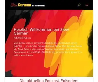 Slowgerman.com(Slow German) Screenshot