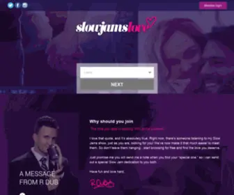 Slowjamslove.com(Slow Jams Love) Screenshot