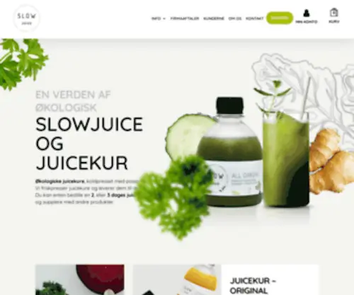 Slowjuicecopenhagen.dk(Juicekur) Screenshot