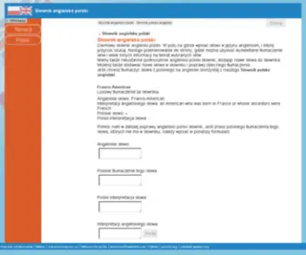 Slownikangielskopolski.net(おすすめ パチスロ) Screenshot