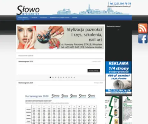 Slowowroclawian.pl(Słowo Wrocławian) Screenshot