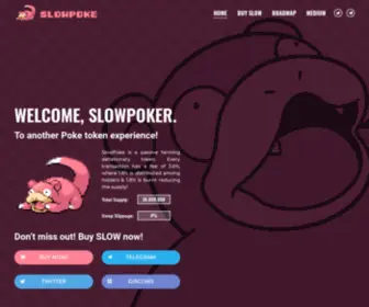 Slowpoketoken.io(SlowPoke Token) Screenshot