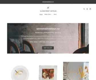 Slowstreetdetour.co(Stitching fine art creations) Screenshot