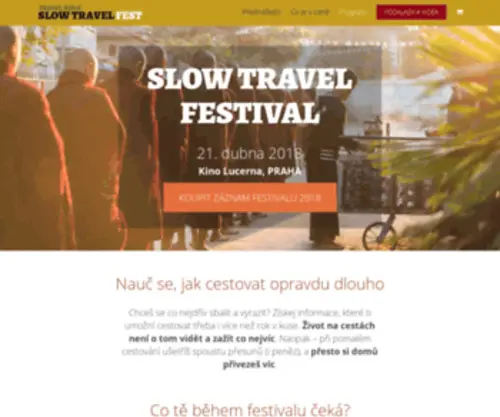 Slowtravelfestival.cz(2018 Praha) Screenshot