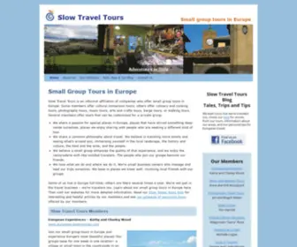 Slowtraveltours.com(Small Group Tours in Europe) Screenshot