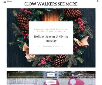 Slowwalkersseemore.com(Musings and insight from my disabled life) Screenshot