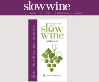 Slowwineusa.com(Slow Wine 2019) Screenshot