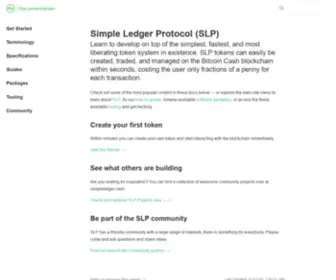 SLP.dev(Slp documentation) Screenshot