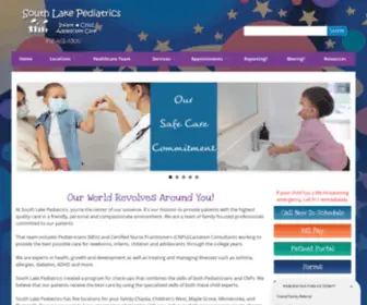 Slpeds.com(South Lake Pediatrics) Screenshot