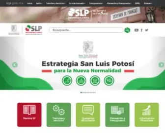 SLpfinanzas.gob.mx(Página) Screenshot