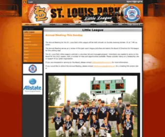 SLplittleleague.com(Louis Park Little League) Screenshot