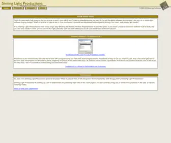 SLproweb.com(Shining Light Productions) Screenshot