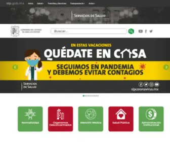 SLpsalud.gob.mx(Secretaría de Salud) Screenshot