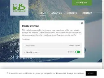 SLS-International.com(SLS International) Screenshot