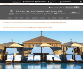 SLsbeverlyhillshotel.com(Pet-Friendly Hotels Beverly Hills) Screenshot