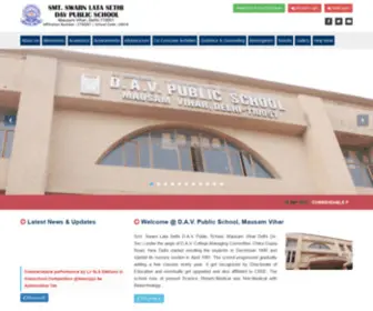 SLsdavPS.edu.in(D.A.V Public School) Screenshot