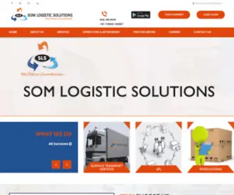 Slsindia.co.in(SOM LOGISTIC SOLUTIONS) Screenshot