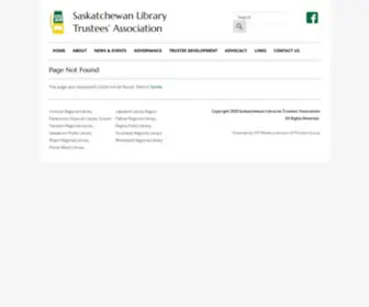 Slta.ca(Saskatchewan Library Trustees' Association) Screenshot