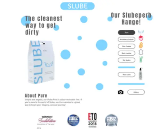 Slubricant.com(Slubricant Brand) Screenshot