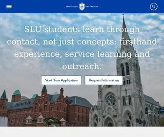 Slu.edu(Saint Louis University) Screenshot