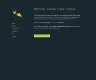 Slug.org.au(Sydney Linux User Group) Screenshot