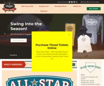 Sluggermuseum.org(Louisville Slugger Museum & Factory) Screenshot