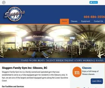 Sluggersfamilygym.ca(Sluggers Family Gym Inc) Screenshot