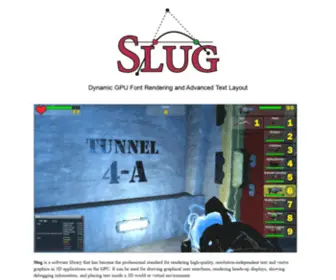 Sluglibrary.com(Slug Font Rendering Library) Screenshot