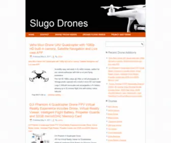 Slugodrones.com(Slugo Drones) Screenshot