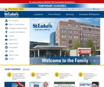 Sluhn.org(Why St. Luke’s Emergency Medicine) Screenshot