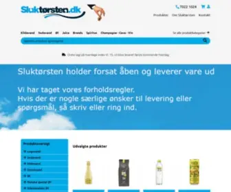 Sluktoersten.dk(Sluktørsten) Screenshot