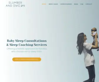 Slumberandswoon.com(Baby Sleep Consultant) Screenshot