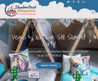 Slumberfestsleepovers.com(Sleepover party fun) Screenshot