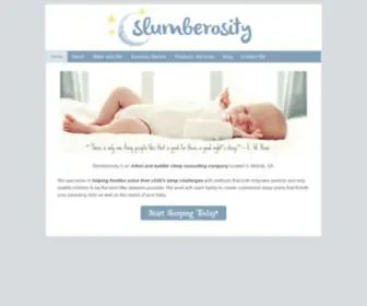 Slumberosity.com(Infant sleep) Screenshot