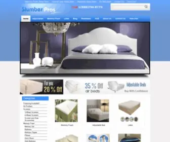 Slumberpros.com(Affordable Memory Foam Beds) Screenshot