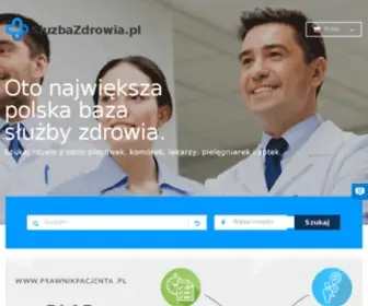 Sluzbazdrowia.pl(Strona główna) Screenshot