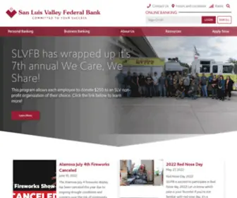 SLvfed.com(San Luis Valley Federal Bank) Screenshot