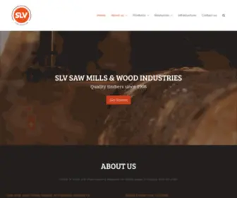 SLvtimber.com(SLV Saw Mills & Wood Industries) Screenshot