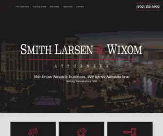 SLwlaw.com(Smith Larsen and Wixom) Screenshot