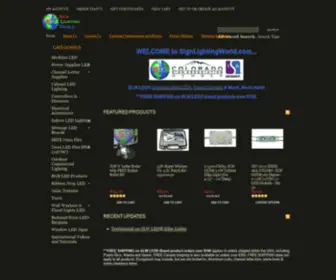 SLwled.com(SLW LED®) Screenshot