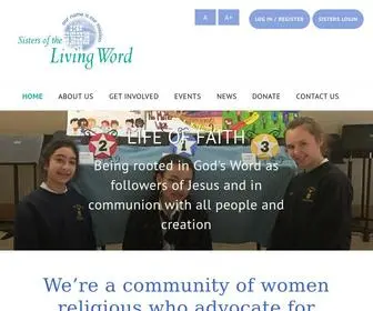 SLW.org(Sisters of the Living Word) Screenshot