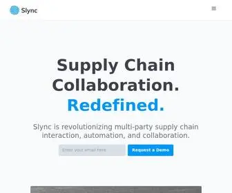 SLYNC.io(Supply Chain & Logistics Orchestration) Screenshot