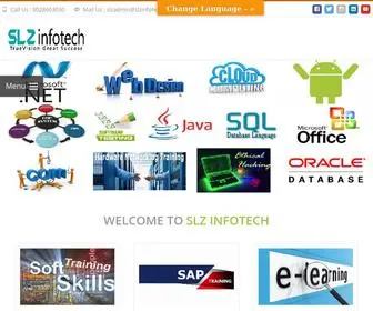 Slzinfotech.com(Diploma in software Testing) Screenshot