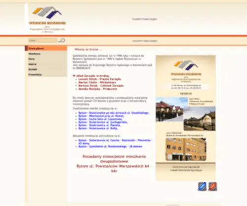 SM-Rig.com.pl(SM-RIG Spółdzielnia Mieszkaniowa Bytom) Screenshot
