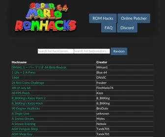 SM64Romhacks.com(Patches) Screenshot